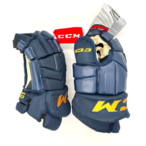 CCM HG42PP - OHL Pro Stock Glove (Navy/Yellow)