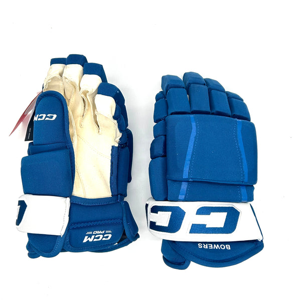 CCM HG97 - NHL Pro Stock Hockey Glove - Shane Bowers (Blue/White)