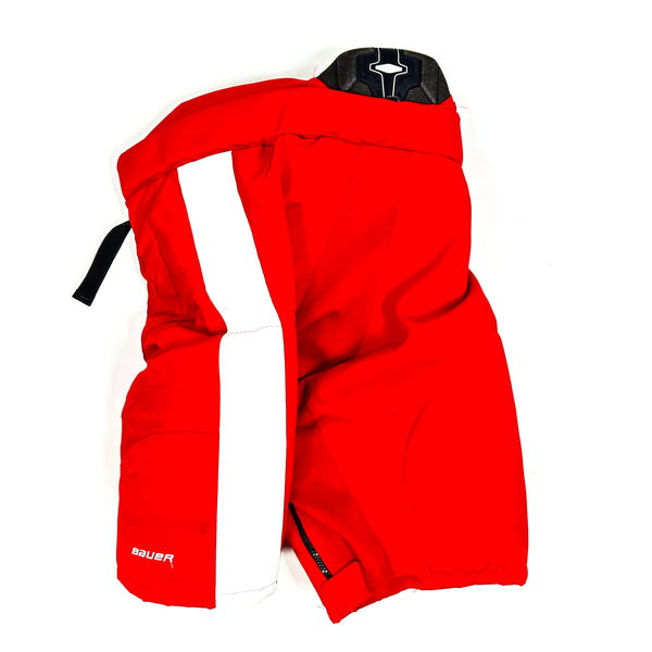 Bauer Nexus - Used NCAA Women's Pro Stock Hockey Pants (Red/White)