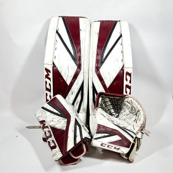 CCM Premier II - Used Pro Stock Senior Goalie Full Set (Maroon)