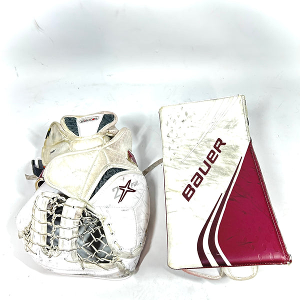 Bauer Vapor 2X Pro - Used Pro Stock Senior Goalie Full Set (Maroon)