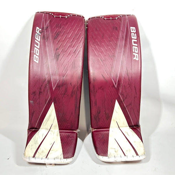 Bauer Supreme UltraSonic - Pro Stock Goalie Pads (Maroon)