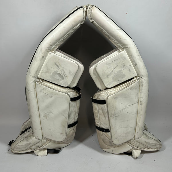 CCM Premier - Pro Stock Goalie Pads (White/Maroon)