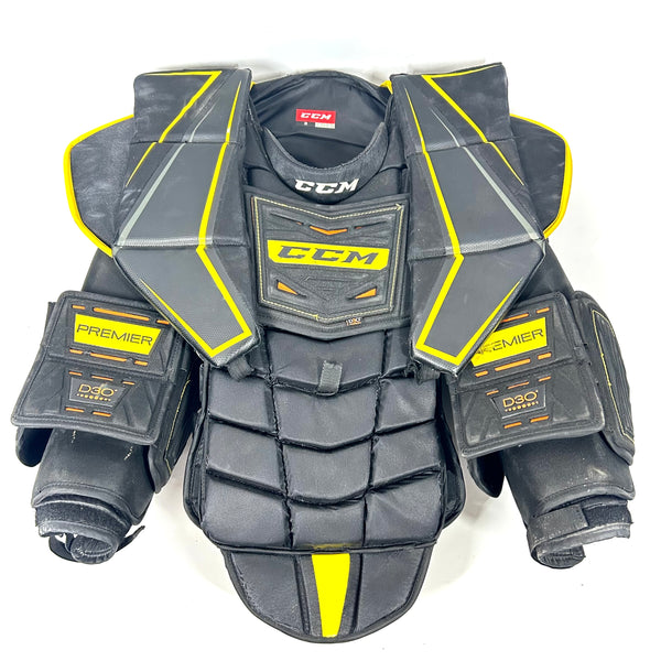 CCM Premier - Used Pro Stock Goalie Chest Protector (Black/Yellow)