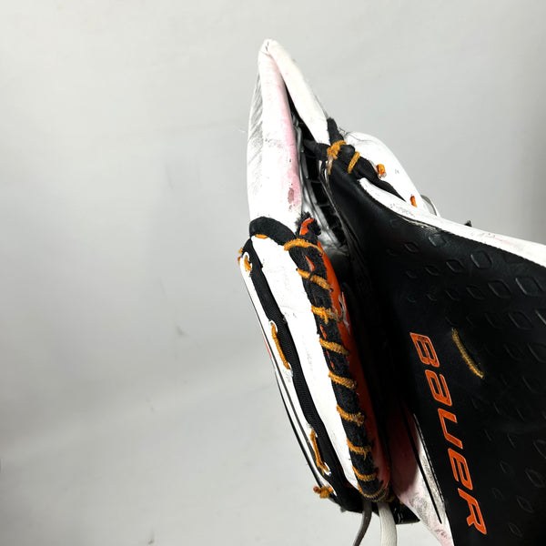 Bauer 2X Pro - Used Full Right Pro Stock Goalie Glove - (Orange/Black)