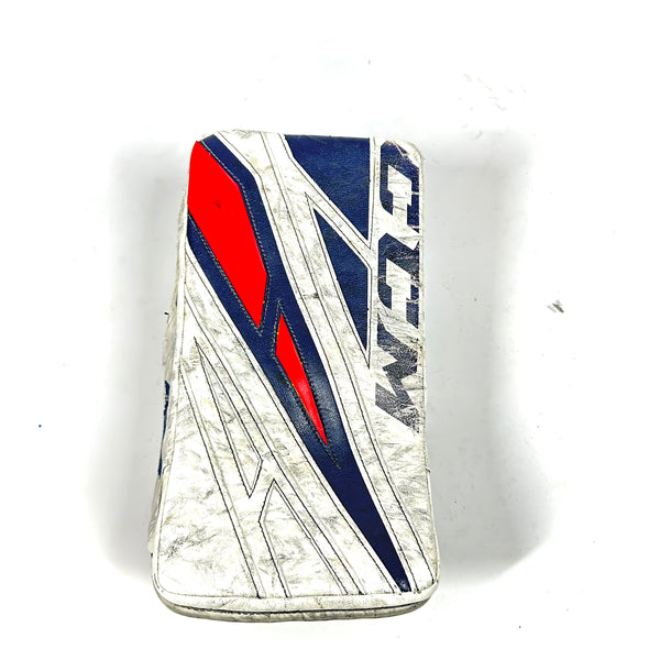 CCM Extreme Flex 4  - Used Goalie Blocker (Red/White/Blue)