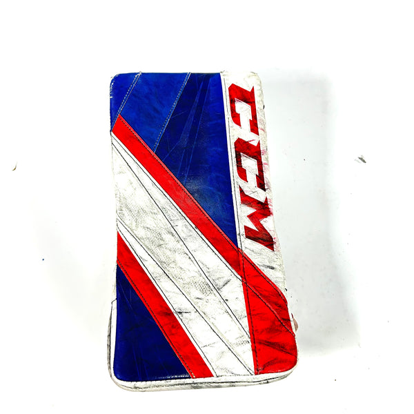 CCM Extreme Flex 5  - Used Goalie Blocker (Blue/Red/White)