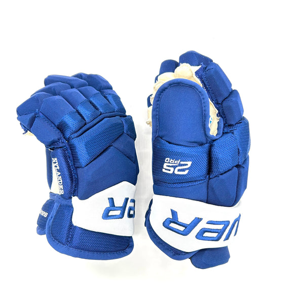 William Nylander NHL Pro Stock Glove - Bauer Supreme 2S Pro (Blue/White)