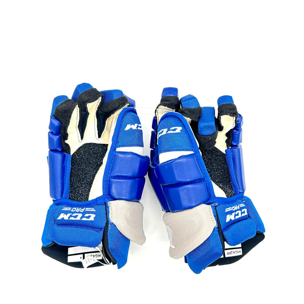 CCM HG42PP - OHL Pro Stock Glove (Blue/Grey)