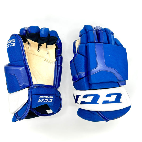 CCM HG50PP - Pro Stock Hockey Glove (Blue/White)