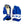 Load image into Gallery viewer, CCM HGSTXP - Pro Stock Hockey Glove (Blue/White)
