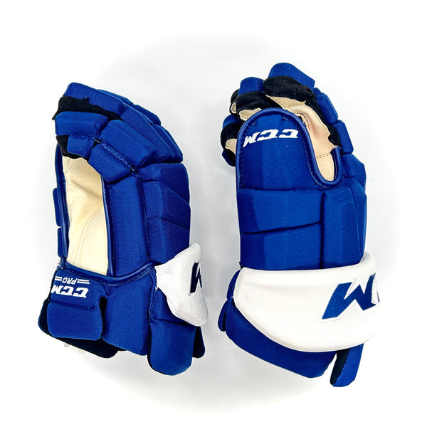 CCM HGSTXP - Pro Stock Hockey Glove (Blue/White)