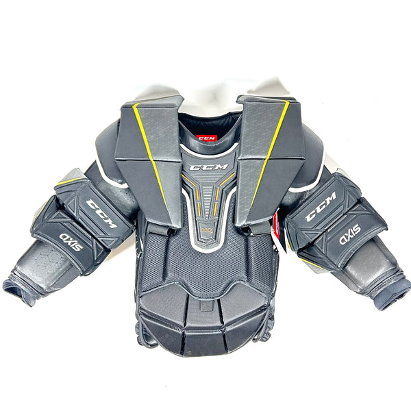 CCM Axis - New Pro Stock Goalie Chest Protector (Black/Yellow)