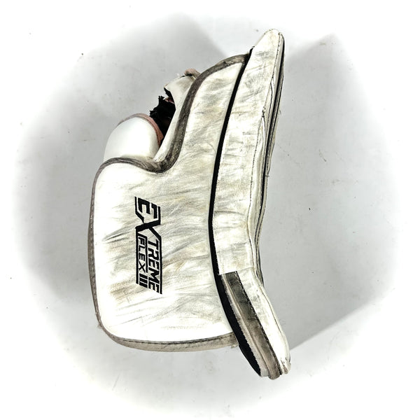 CCM Extreme Flex III - Used Pro Stock Goalie Blocker (White)