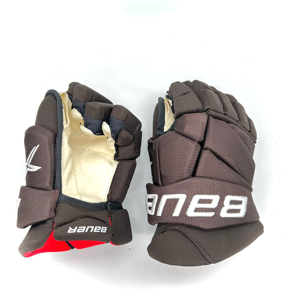 Bauer Vapor 2X Pro - Pro Stock Hockey Gloves (Brown)