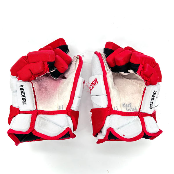 Bauer UltraSonic - Used Pro Stock Glove (White/Red)