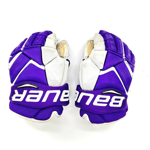 Bauer Vapor 1X Pro - Used Pro Stock Glove (Purple/White)