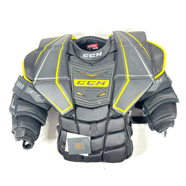 CCM Premier Pro - New Pro Stock Goalie Chest Protector (Black/Yellow)