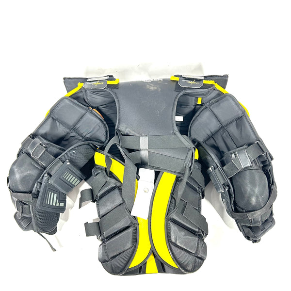 CCM Premier Pro - New Pro Stock Goalie Chest Protector (Black/Yellow)