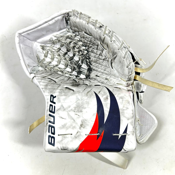 Bauer Supreme Mach - Used Pro Stock Goalie Glove (White)