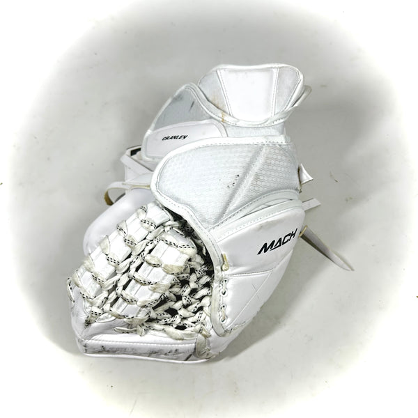 Bauer Supreme Mach - Used Pro Stock Goalie Glove (White)