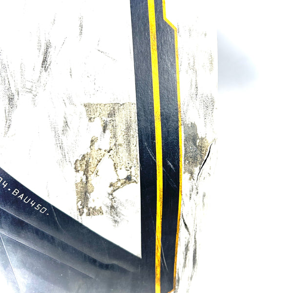 Bauer Supreme Mach - Used OHL Pro Stock Goalie Pads (White/Black/Yellow)