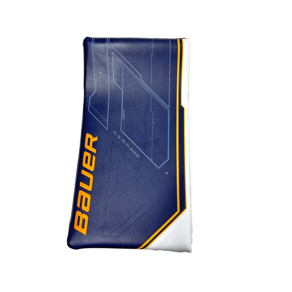 Bauer Supreme Mach - OHL Pro Stock Goalie Pads (Navy/White/Yellow)