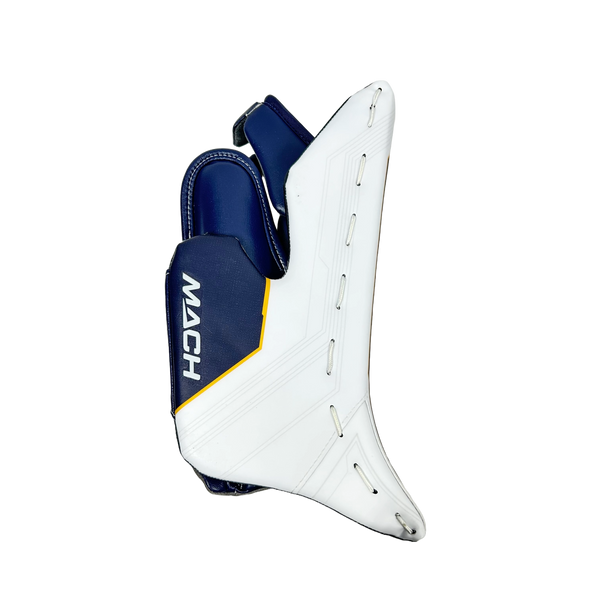 Bauer Supreme Mach - OHL Pro Stock Goalie Pads (Navy/White/Yellow)