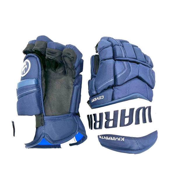 Warrior Covert QRE - NHL Pro Stock Glove - Joel Kiviranta (Navy/White)