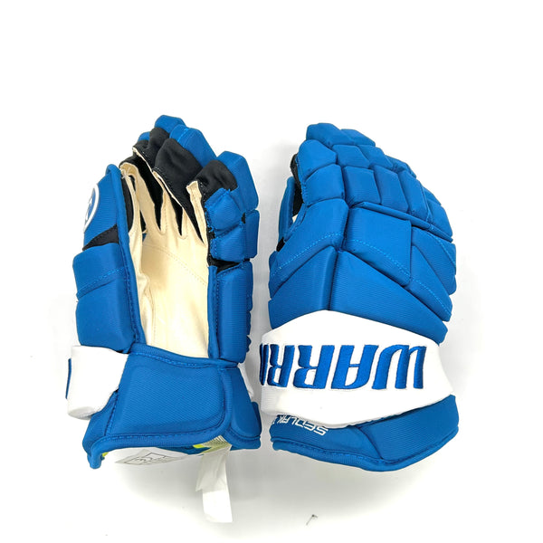 Warrior Alpha LX Pro - NHL Pro Stock Glove - Lukas Sedlak (Blue/White)