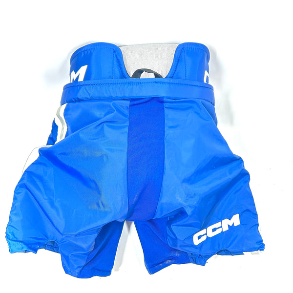 CCM HPG12A - CHL Pro Stock Hockey Goalie Pants (Blue/White/Grey)