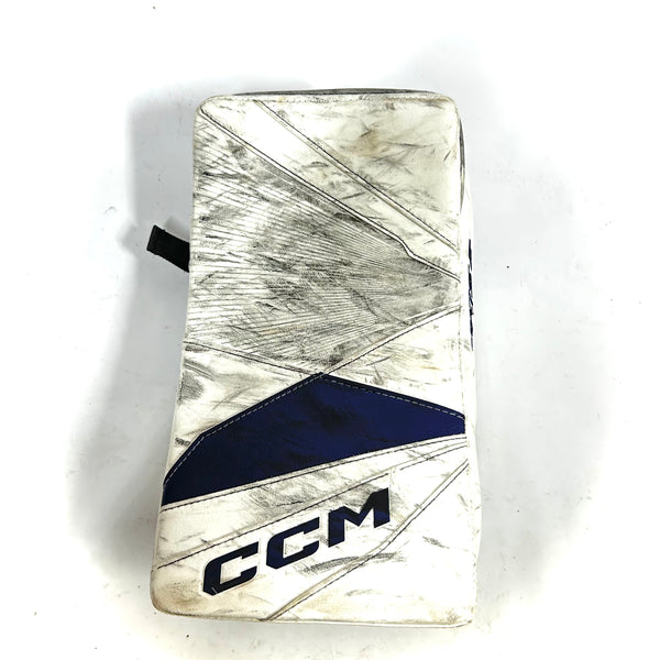 CCM Axis 2 - Used AHL Pro Stock Senior Goalie Full Set (White/Navy)