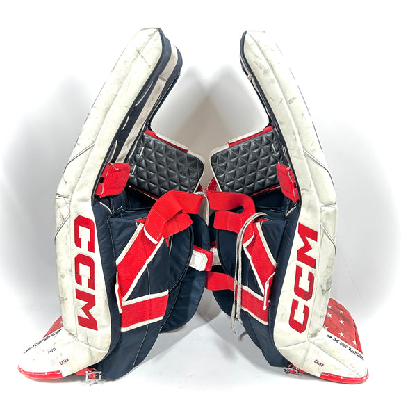 CCM Extreme Flex 6 - Used AHL Pro Stock Senior Goalie Full Set (White/Red/Blue)