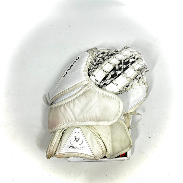 Bauer Supreme Mach - Used Pro Stock Goalie Glove (White)