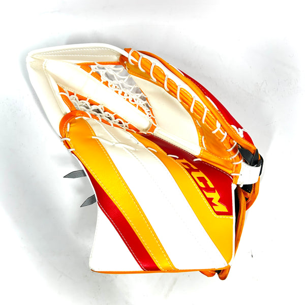 CCM Extreme Flex 5 - Pro Stock NHL Goalie Glove - (Red/Yellow/White)