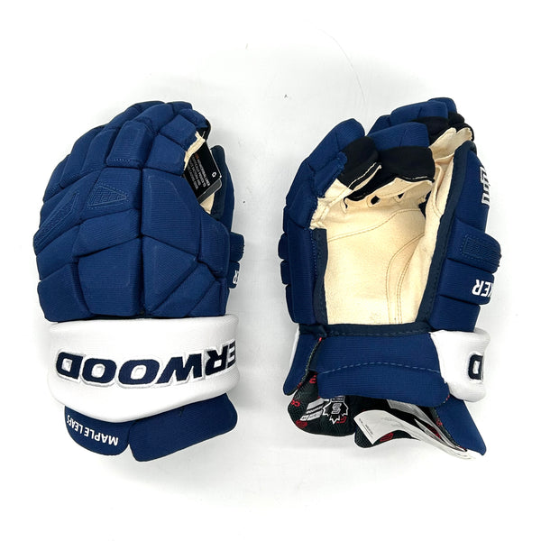 Sherwood Rekker Legend Pro - NHL Pro Stock Glove - Pro Palm - Toronto Maple Leafs (Blue/White)