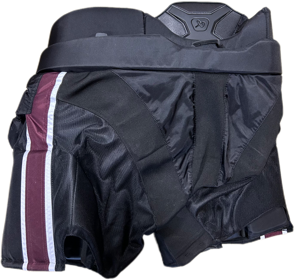 Bauer Pro - NCAA Pro Stock Hockey Goalie Pants (Black/Maroon)