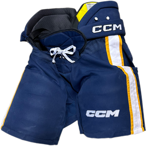 CCM HPTK - Used Pro Stock Hockey Pants (Navy/Yellow/White)