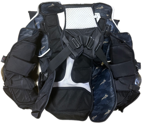 CCM Axis 2 - Used Pro Stock Goalie Chest Protector (Black/White)