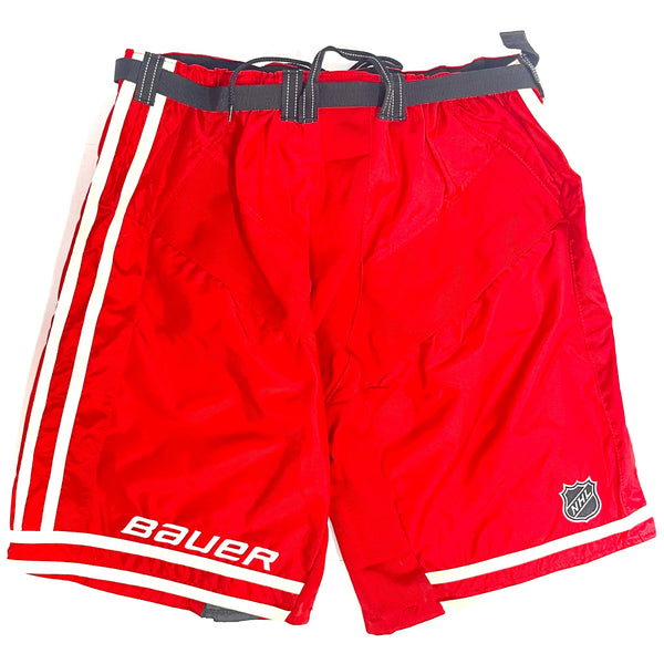 Bauer- New NHL Pro Stock Pant Shell - Calgary Flames (Red/White)