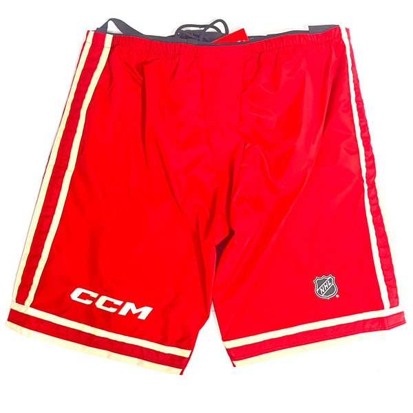 CCM PP10 - New NHL Pro Stock Pant Shell - Calgary Flames (Red/White)