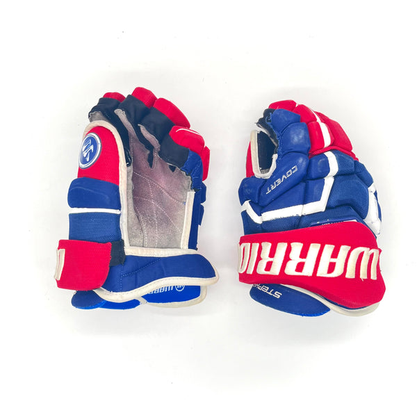 Warrior Covert QRL - Used NHL Pro Stock Glove - Mitchell Stephens (Blue/Red/White)