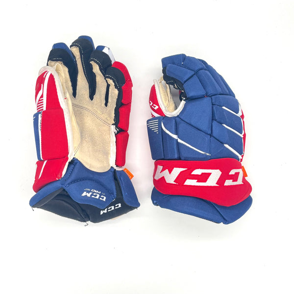 CCM HGJS - Used NHL Pro Stock Glove - Montreal Canadiens (Blue/Red/White)