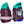 Load image into Gallery viewer, Warrior Covert QR6 - Team Stock Glove - Anaheim Ducks (Plum/Teal)
