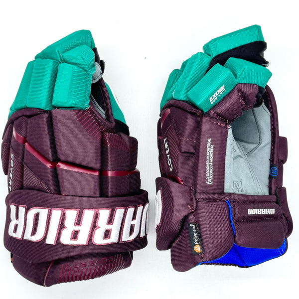 Warrior Covert QR6 - Team Stock Glove - Anaheim Ducks (Plum/Teal)