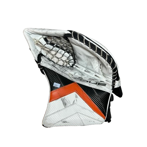 True Catalyst Px3 - Used Pro Stock Goalie Glove (White/Black/Orange)