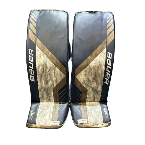 Bauer Vapor 2X Pro - Used Pro Stock Goalie Pads (Navy/Gold/White)