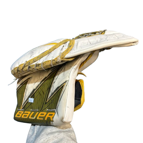 Bauer Vapor Hyperlite - Used Pro Stock Full Right Goalie Full Set (Green/White/Yellow)