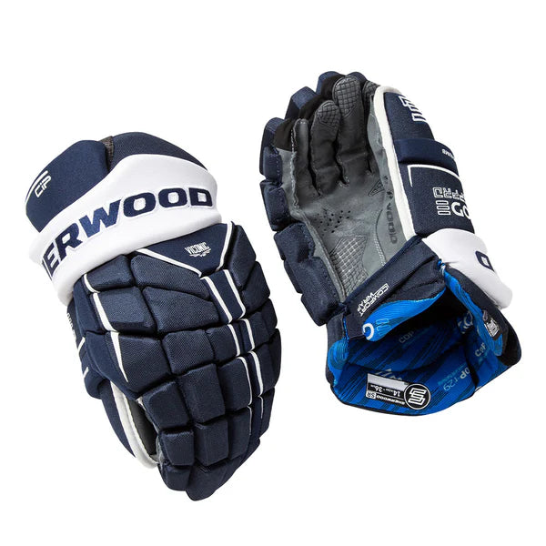 Sherwood Code TMP Pro - Junior Hockey Glove (Navy)