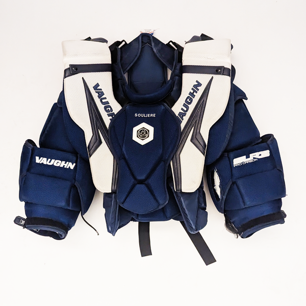 Vaughn SLR3 Pro Carbon - Used Pro Stock Goalie Chest Protector (Blue)